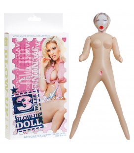 3 HOLES JANINE INFLATABLE DOLL