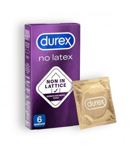 NO LATEX DUREX CONDOMS 6 UNITS