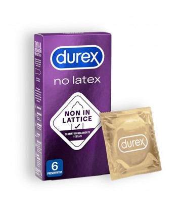 NO LATEX DUREX CONDOMS 6 UNITS