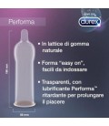 PERFORMA DUREX CONDOMS 6 UNITS