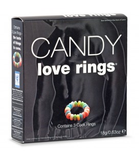 3 ANÉIS PARA O PÉNIS CANDY LOVE RINGS