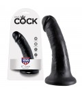 KING COCK 6” REALISTIC DILDO BLACK