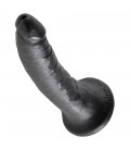 DILDO REALÍSTICO KING COCK 7” PRETO