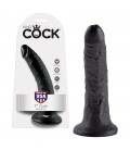 DILDO REALÍSTICO KING COCK 7” PRETO