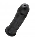 DILDO REALÍSTICO KING COCK 10” PRETO