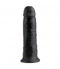 DILDO REALÍSTICO KING COCK 10” PRETO