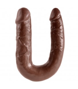 DILDO DUPLO REALÍSTICO MEDIUM DOUBLE TROUBLE KING COCK MULATO