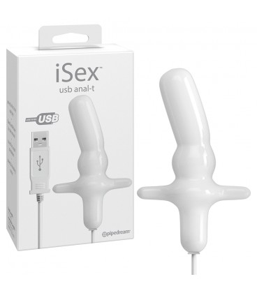 PLUG ANAL COM VIBRAÇÃO ANAL-T USB iSEX