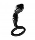 PLUG ANAL EM VIDRO ICICLES Nº46 PRETO