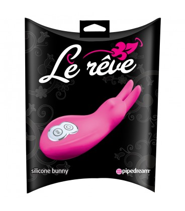 VIBRADOR SILICONE BUNNY LE RÊVE FÚCSIA