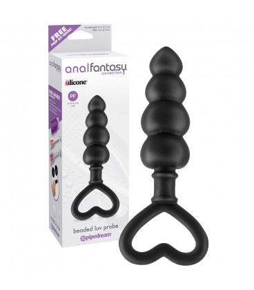 ANAL FANTASY BEADED LUV PROBE SILICONE PLUG