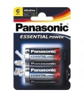 2 PILAS C LR14 ALCALINAS PANASONIC