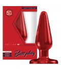 BOTTOM LINE MODEL 1 5” ACRYLIC BUTT PLUG RED