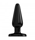 BOTTOM LINE MODEL 1 5” RUBBER BUTT PLUG BLACK