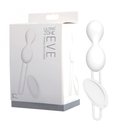 EVE RECHARGEABLE VIBRATING BEADS WHITE