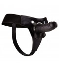 STRAP-ON REALISTA DE CUERO OUCH! 8 PULGADAS NEGRO