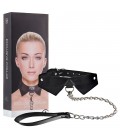 OUCH! EXCLUSIVE COLLAR WITH LEASH BLACK