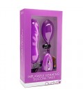 OUCH! INFLATABLE VIBRATING SILICONE TWIST PURPLE