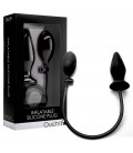 OUCH! INFLATABLE SILICONE ANAL PLUG BLACK