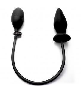 OUCH! INFLATABLE SILICONE ANAL PLUG BLACK