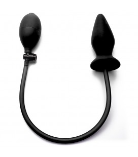 PLUG ANAL INFLABLE DE SILICONA OUCH! NEGRO