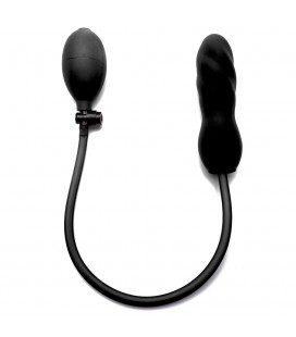 DILDO INSUFLÁVEL DE SILICONE OUCH! TWIST PRETO