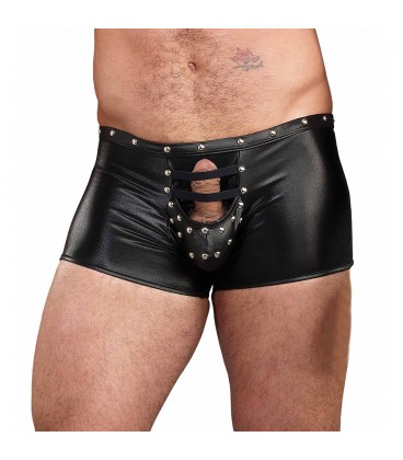 MALE POWER HERMES SHORT BLACK