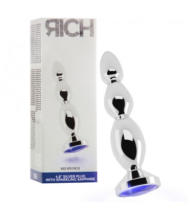 PLUG ANAL RICH R3 4.8” SILVER