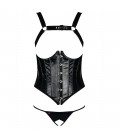 CORPETE COM TANGA DARKSY CORSET OBSESSIVE 