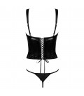 CORPETE COM TANGA DARKSY CORSET OBSESSIVE 