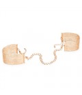 METALIC HANDCUFFS THE MAGNIFIQUE COLLECTION BIJOUX INDISCRETS GOLDEN