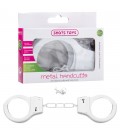 METAL HANDCUFFS WHITE