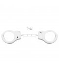 METAL HANDCUFFS WHITE