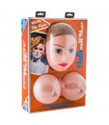 MUÑECA INFLABLE CON BALA VIBRATORIA WILD MILK MAID VAGINA E ANO