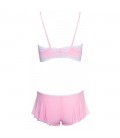 LEG AVENUE SERAPHINA SET PINK