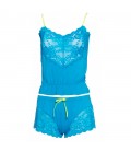 CONJUNTO LEG AVENUE SERAPHINA AZUL TURQUESA