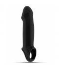 SONO Nº17 PENIS SLEEVE WITH EXTENSION BLACK