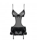 OBSESSIVE FRILLITA CORSET AND THONG