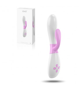 OVO K2 VIBRATOR WHITE AND PINK