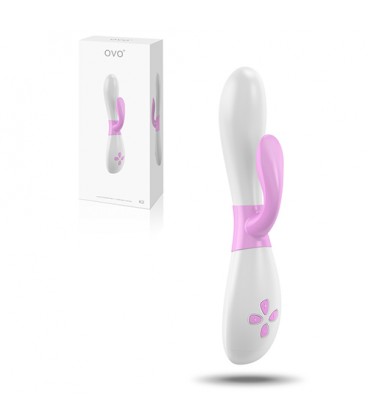 VIBRADOR K2 OVO BRANCO E ROSA