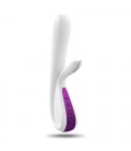 VIBRADOR K5 OVO BRANCO E FÚCSIA