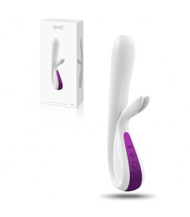 VIBRADOR K5 OVO BRANCO E FÚCSIA