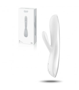 VIBRADOR RECARREGÁVEL E5 OVO BRANCO