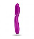 VIBRADOR DUPLO RECARREGÁVEL E6 OVO FÚCSIA