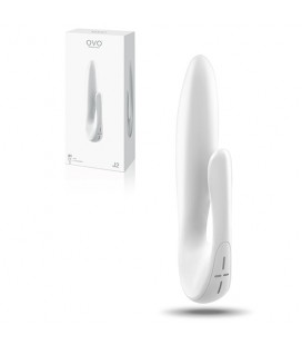 OVO J2 RECHARGEABLE VIBRATOR WHITE