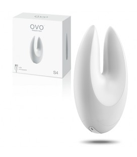 OVO S4 RECHARGEABLE STIMULATOR WHITE