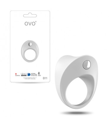 ANILLO VIBRADOR PARA EL PENE B11 OVO BLANCO