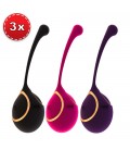 PACK VIVE ZEKI VIBRATING EGG 3 COLOURS