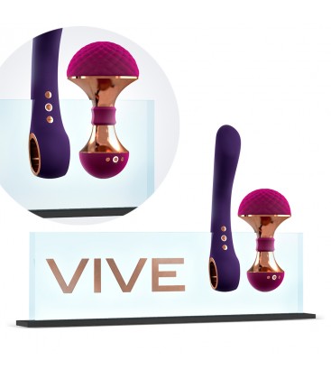 VIVE DISPLAY WITH VIBRATORS INCLUDED
