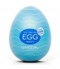 CAIXA COM 6 MASTURBADORES TENGA EGG WAVY COOL EDITION